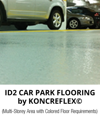 Car Park Flooring Polyurethane System i-Deck ID2 for Multi-Storey Car Park Structures with Colored Floor Requirements