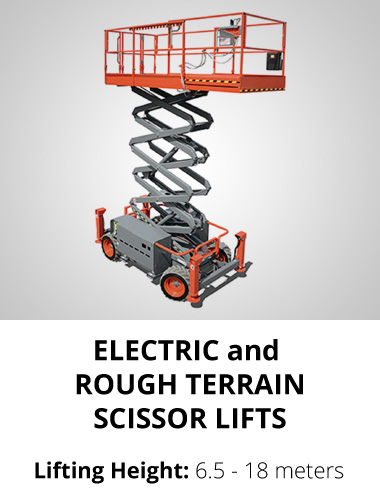 Electric and Rough Terrain Scissor Lift