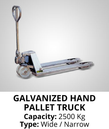 Galvanized Hand Pallet Truck