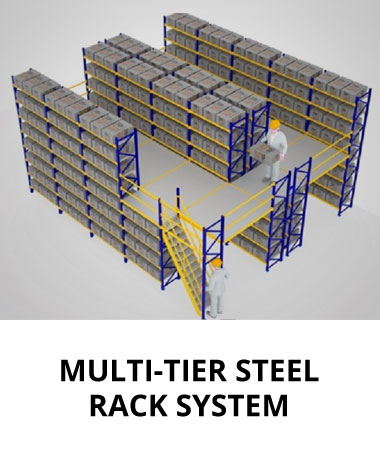 Multi-Tier Steel Rack